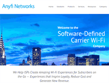 Tablet Screenshot of anyfinetworks.com